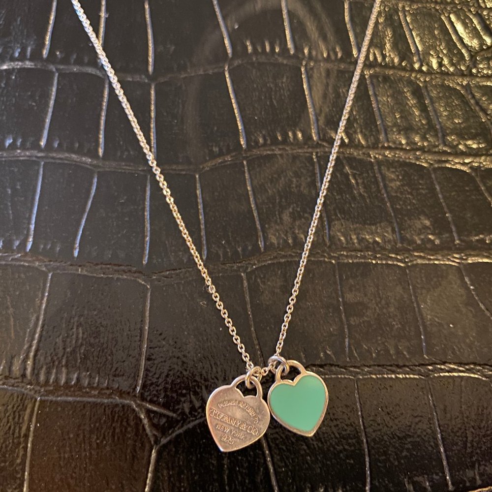 Mini Double Heart Tag Pendant